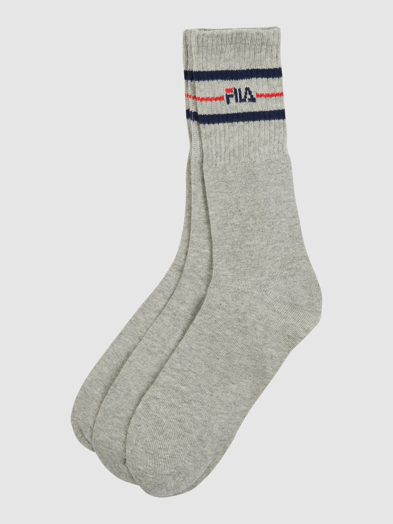Socken im 3er-Pack in mittelgrau