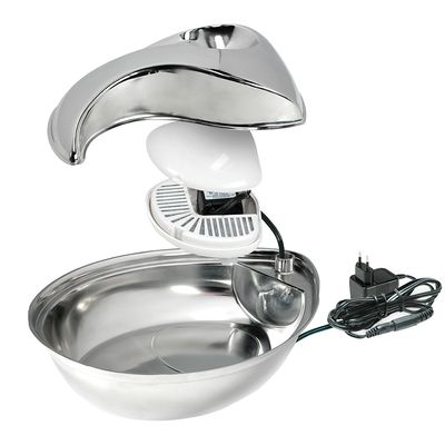 Raindrop Trinkbrunnen aus Edelstahl, 1,7 Liter