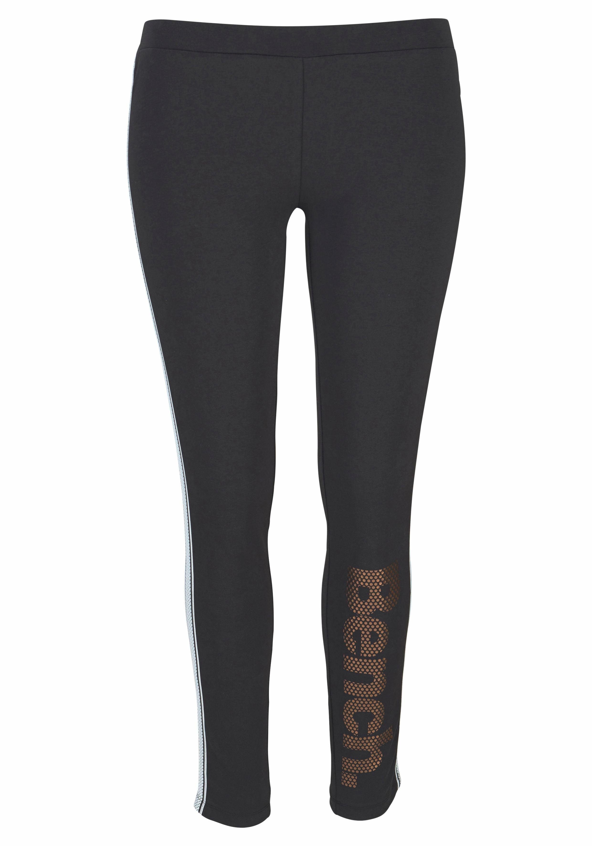 Bench. Leggings mit Logodruck in Metalloptik