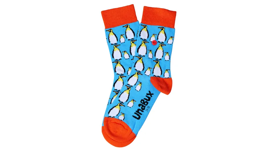Unabux Kinder Socken Pinguin Blue Pingu