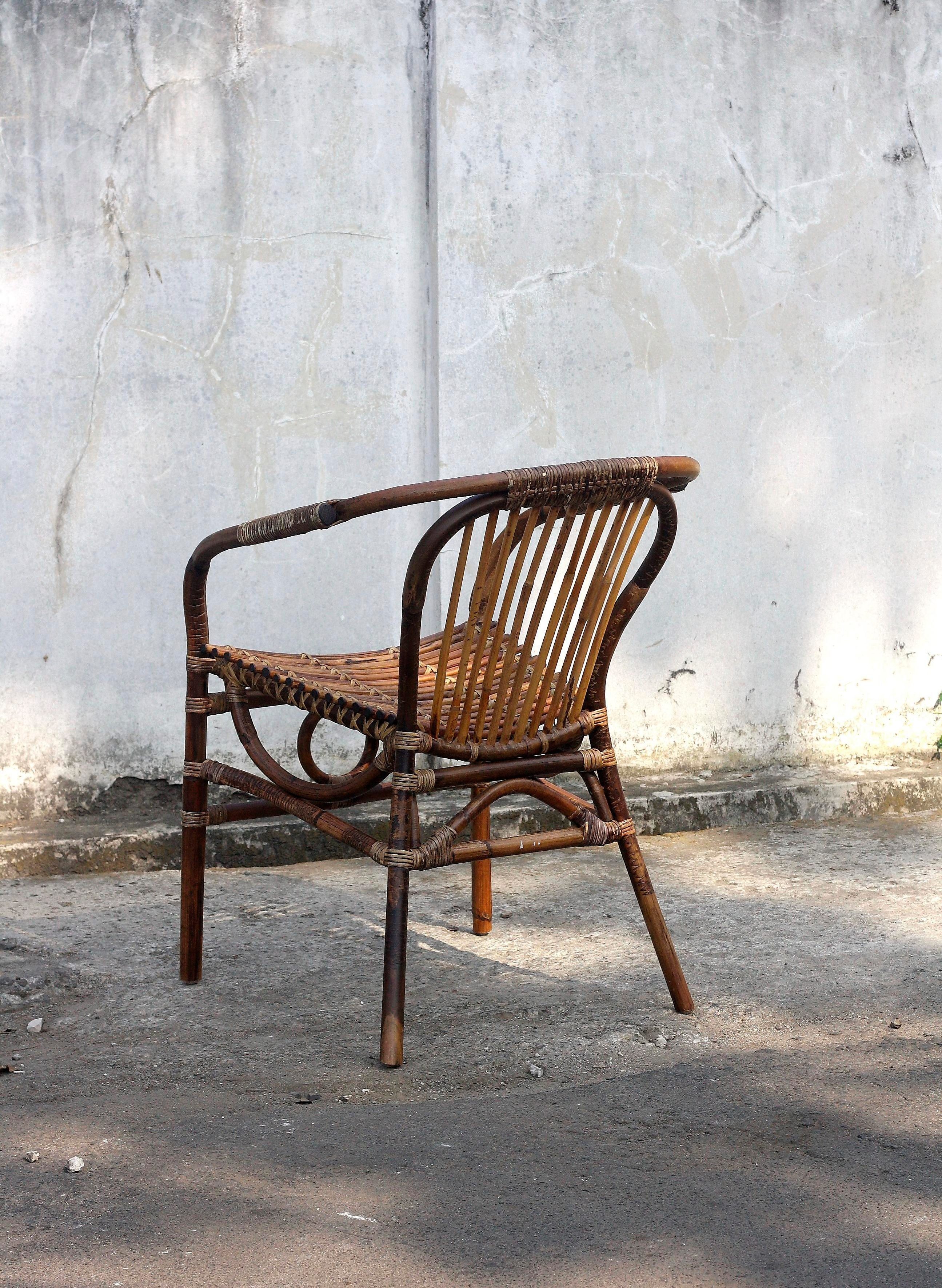 SIT Rattanstuhl Vintage
