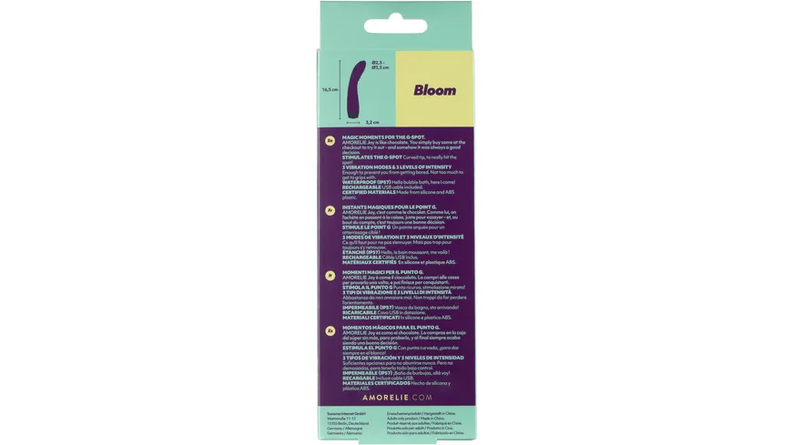 Amorelie Joy Vibrator G Punkt Bloom