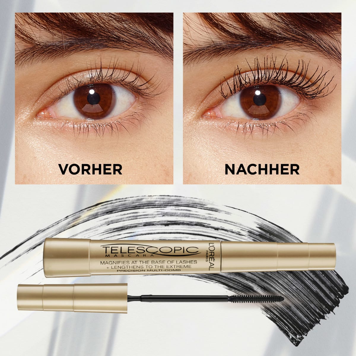 Mascara False Lash Telescopic Gold, 8,4 ml