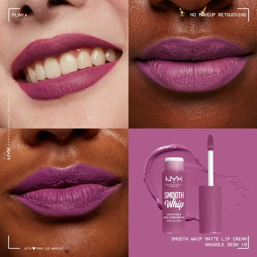 NYX Smooth Whip Matte Lip Cream кармин Snuggle Sesh