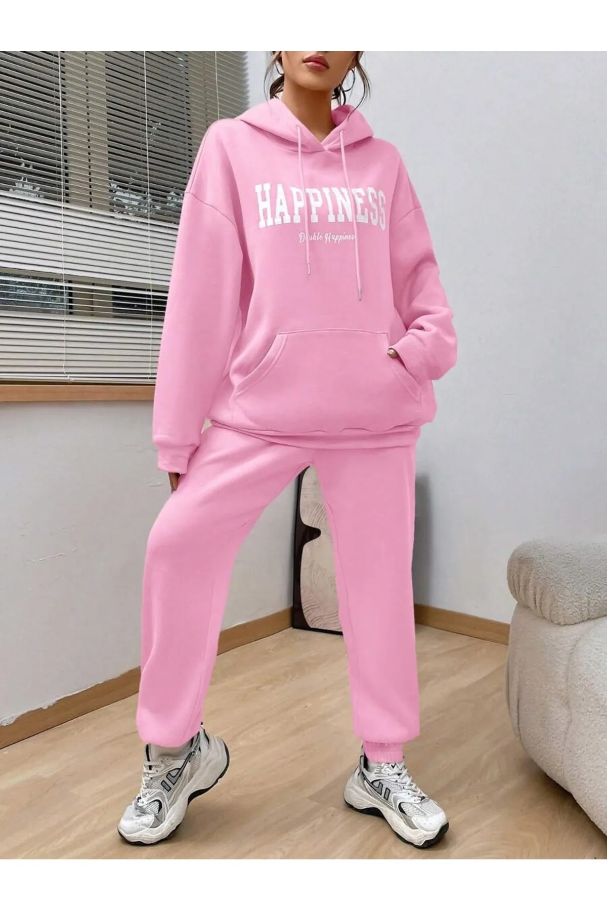 MOONBULL  Sport-Sweatsuit Set - Rosa - Regular Fit