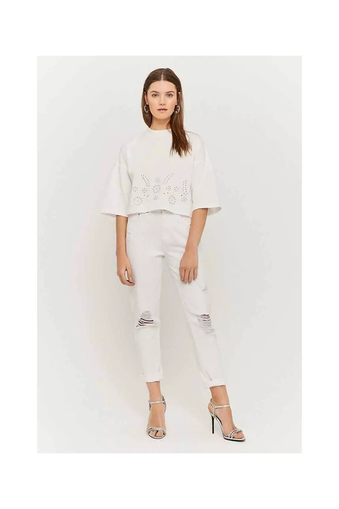 Tally Weijl Sweats Femme couleur blanc