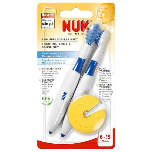 NUK Zahnpflege-Lernset Blister  2 St