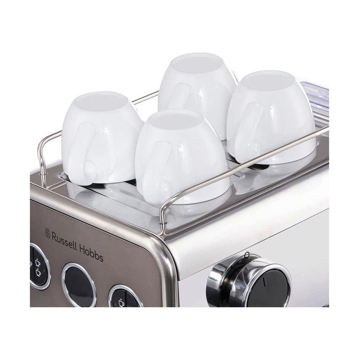 RUSSELL HOBBS Espressomaschine Distinction 26452-56 Edelstahl Titanium
