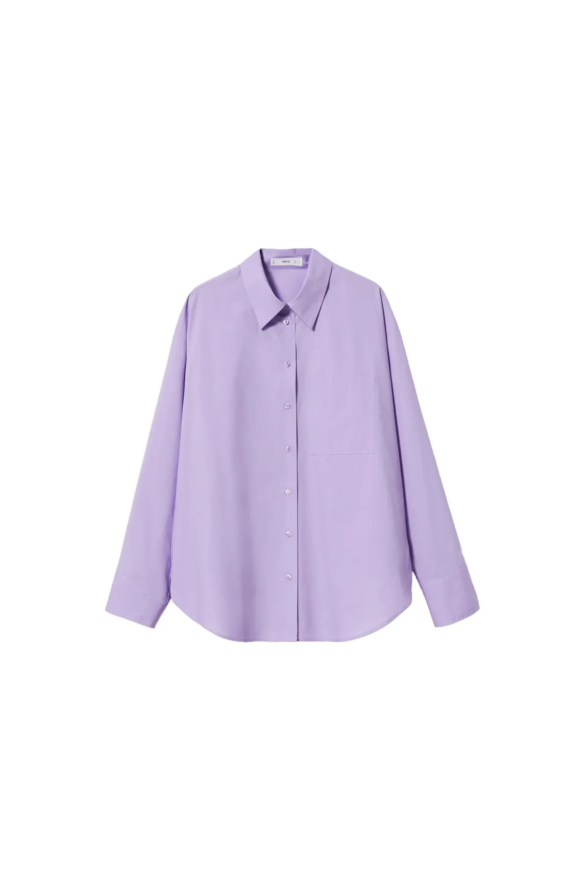 MANGO  Lila Damenhemd 37022506