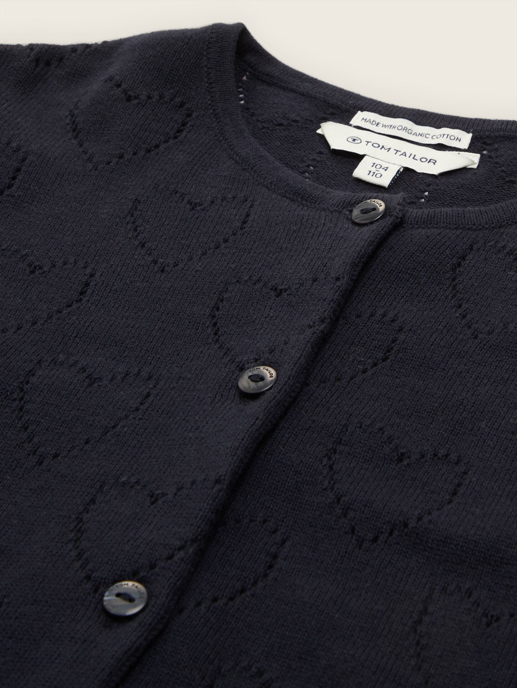 TOM TAILOR Strickjacke Cardigan mit Volants