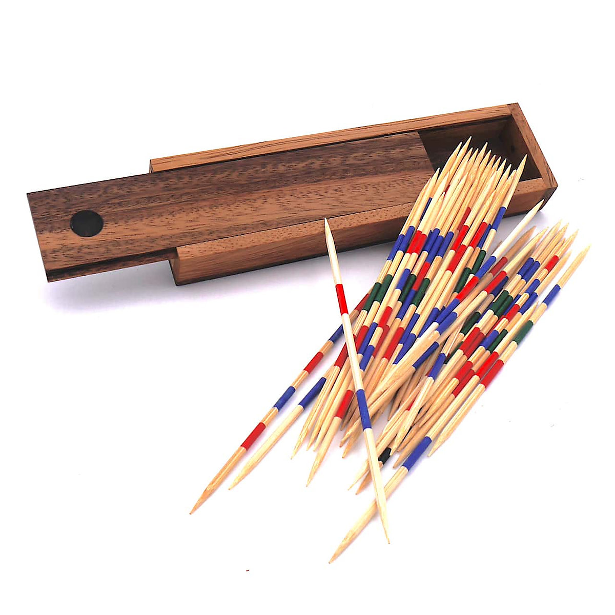 Mikado - 41 feine Stäbchen, große Herausforderung aus Holz