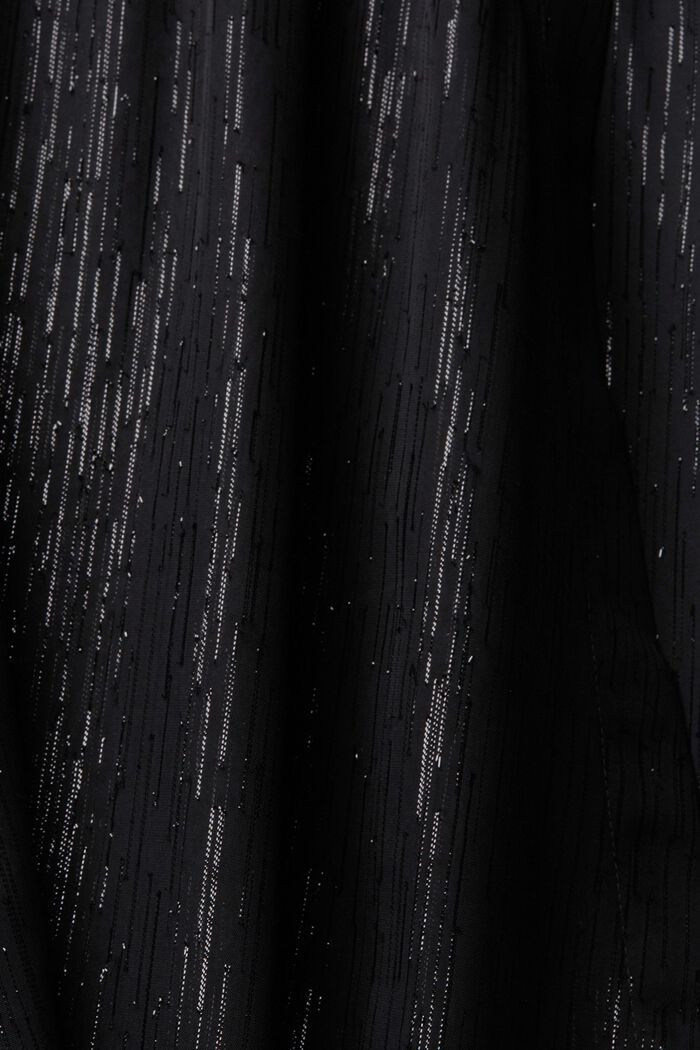 Wickelkleid aus Chiffon mit Glitzereffekt