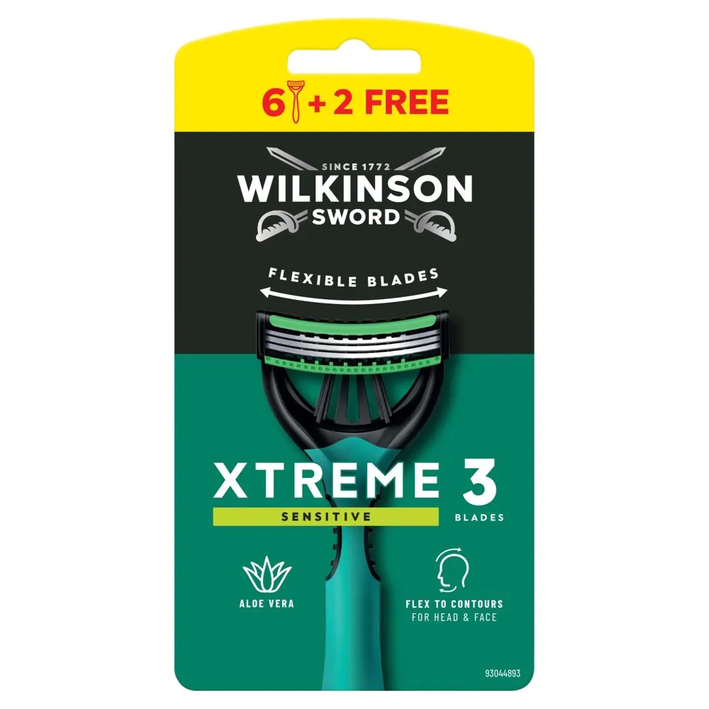 Wilkinson Xtreme3 Sensitive 6+2 Δωρεάν