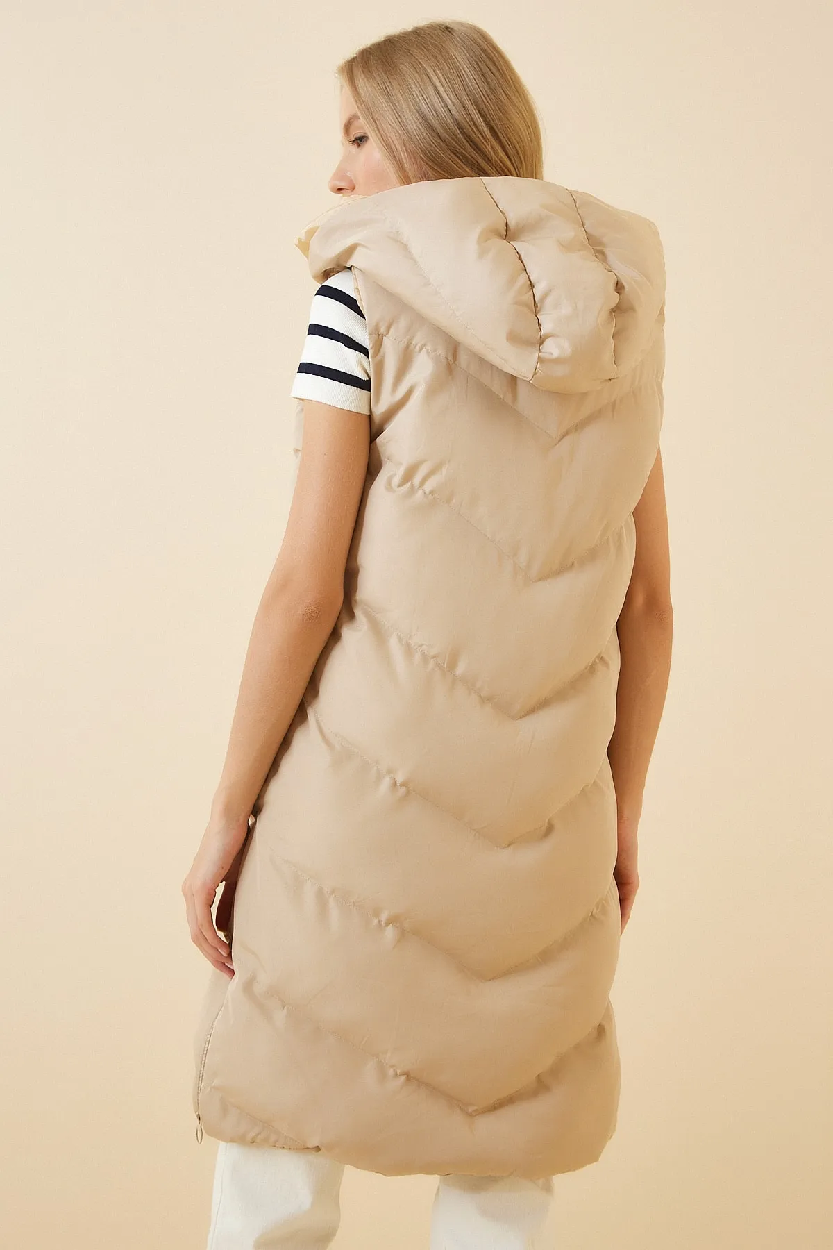 Happiness İstanbul  Weste - Beige - Puffer