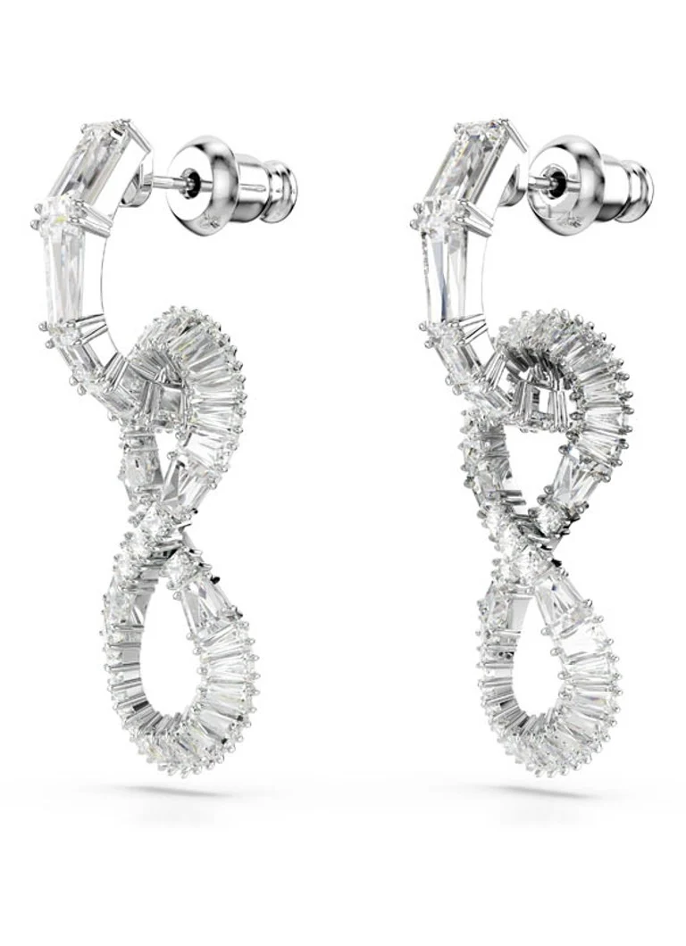 Swarovski Hyperbola stud earrings with crystal