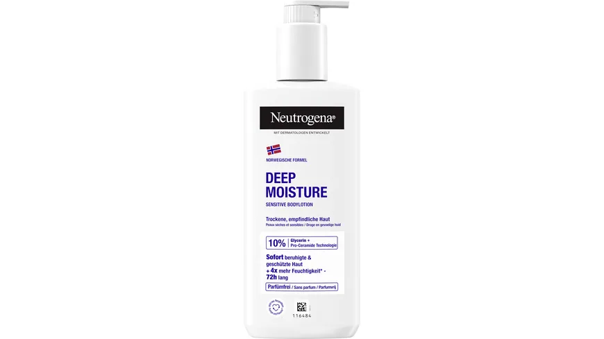 Neutrogena Deep Moisture Sensitive Bodylotion 250 ml