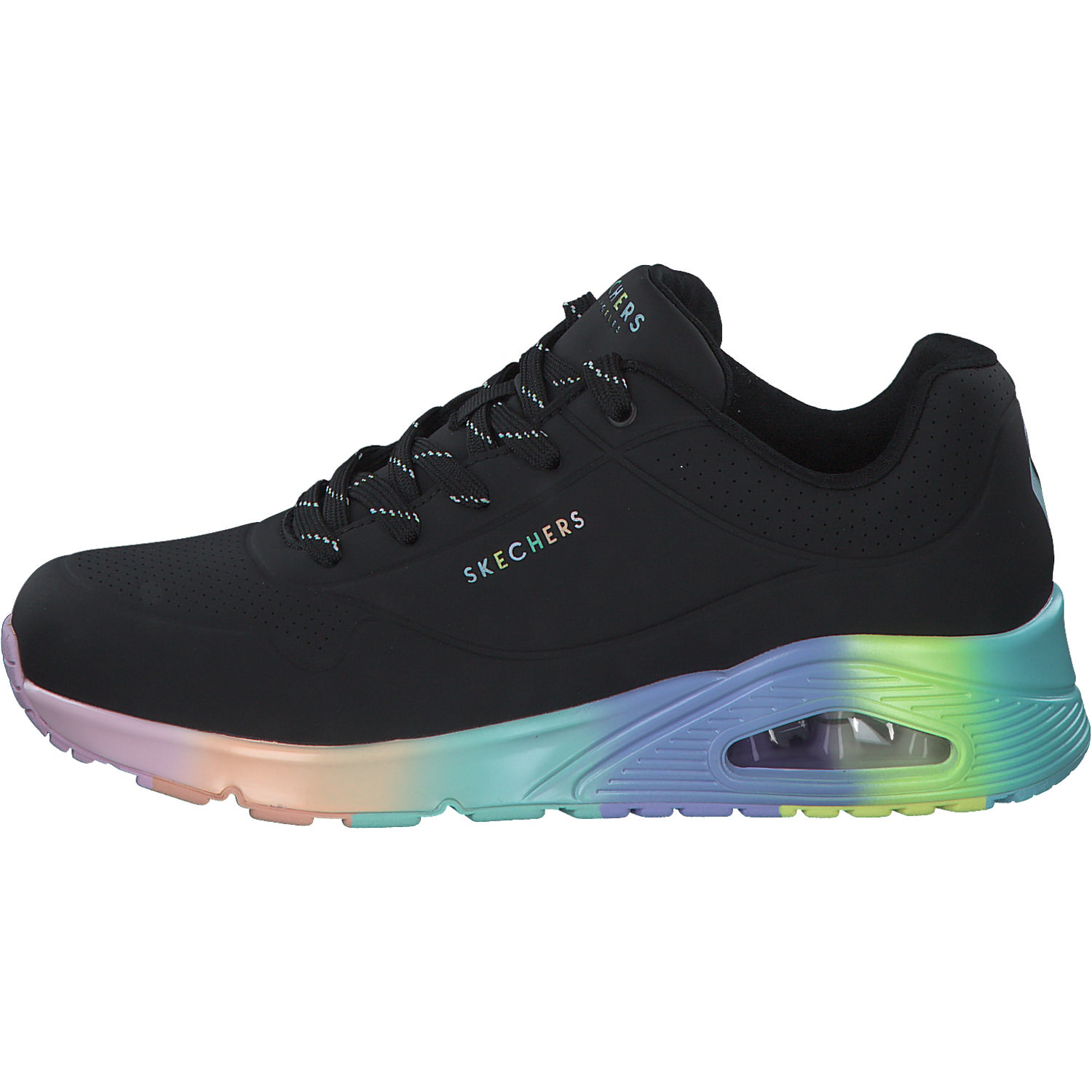 Skechers 155134, Schnürschuhe, Damen, Schwarz