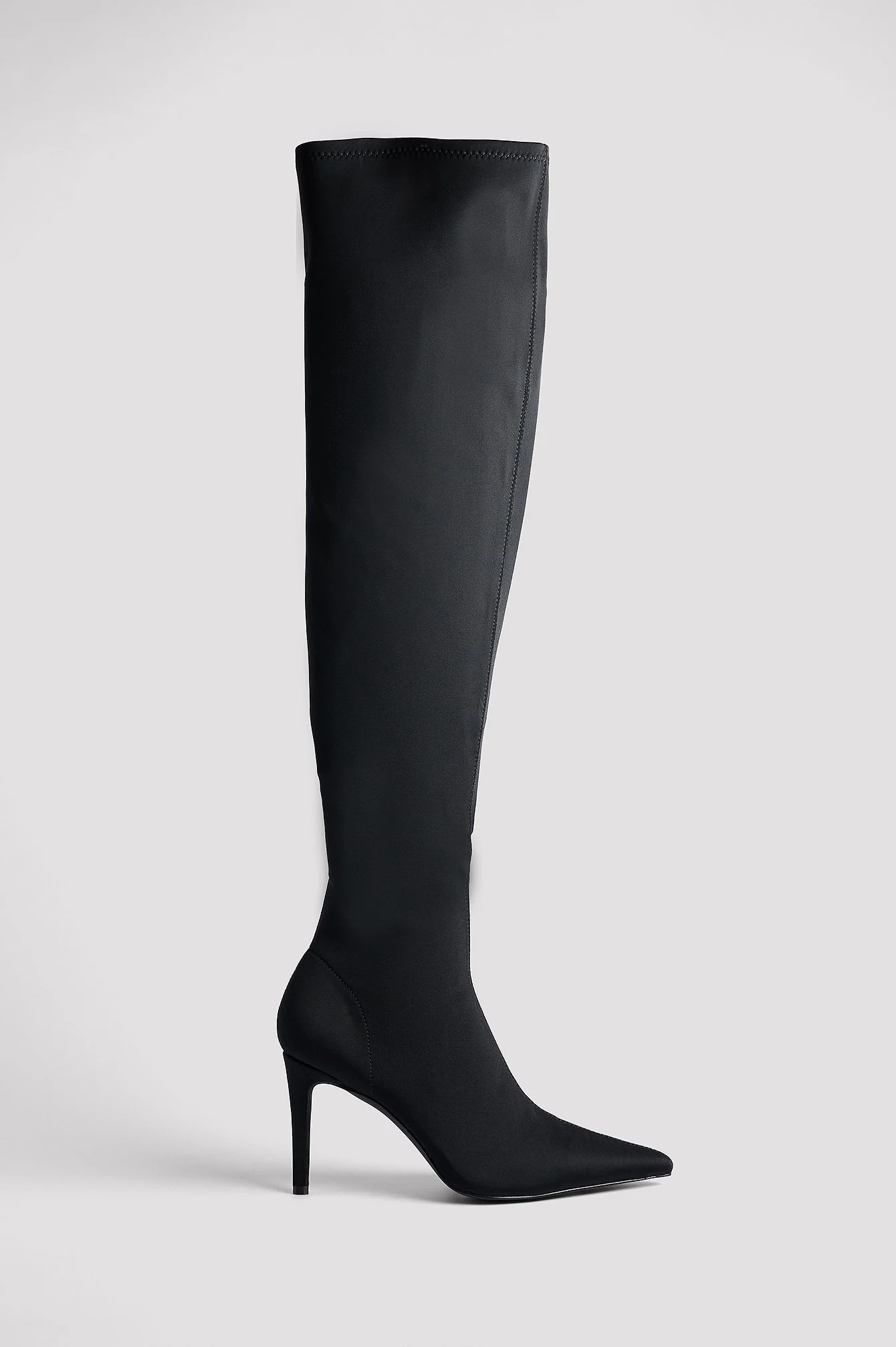 Spitze Overknee-Stiefel