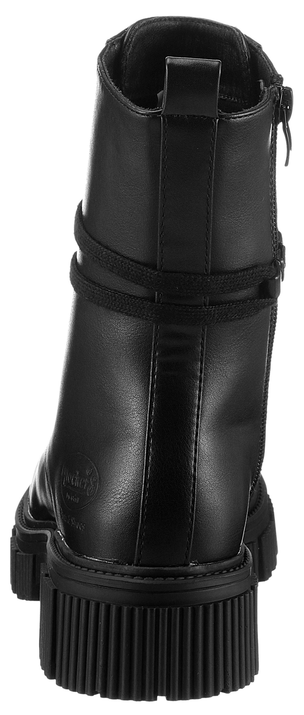 Dockers by Gerli Schnürboots mit schaftumspielender Schnürung