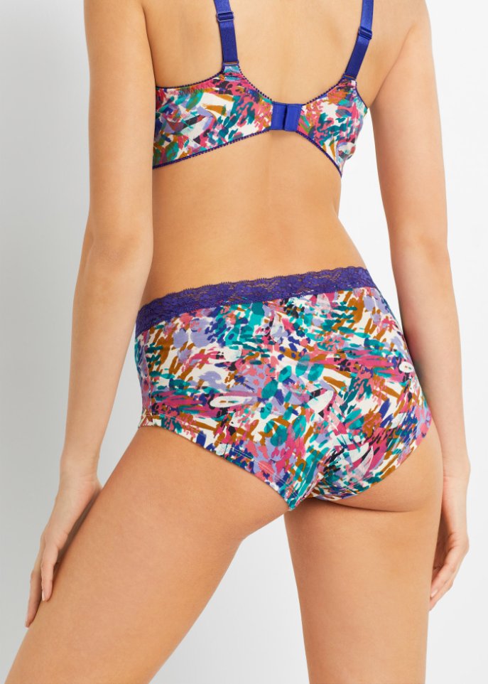 Maxipanty mit Spitze (4er Pack) mit Bio-Baumwolle