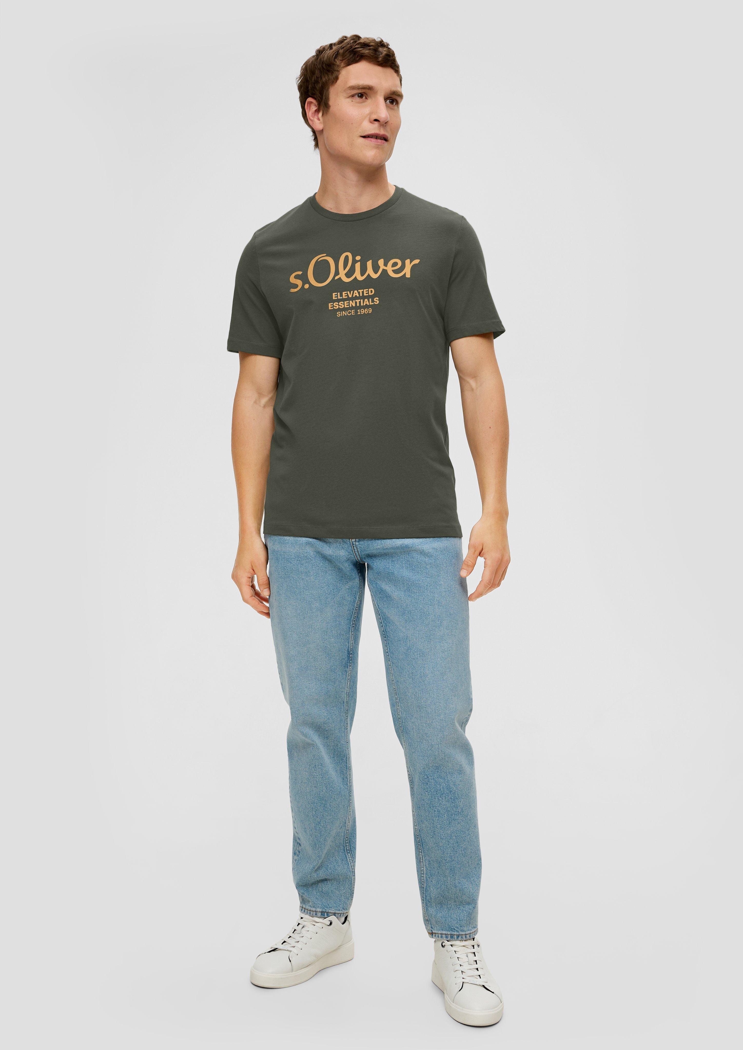 T-Shirt mit Frontprint  2141458-79D2