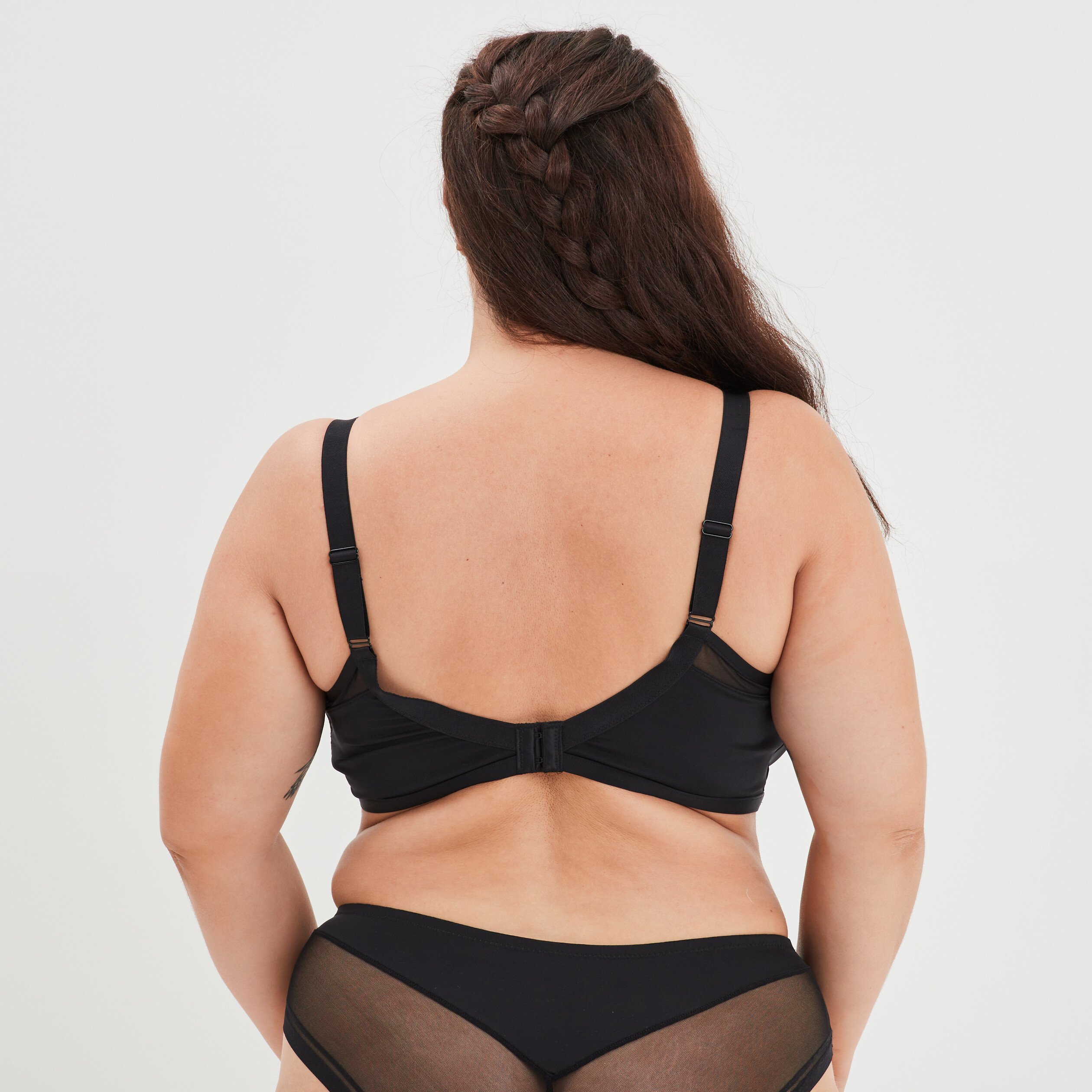 Soutien-gorge triangle microfibre Izold noir femme grande taille | La Halle