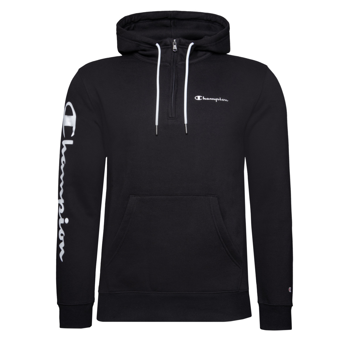 Champion Hooded Half Zip Kapuzenpullover schwarz