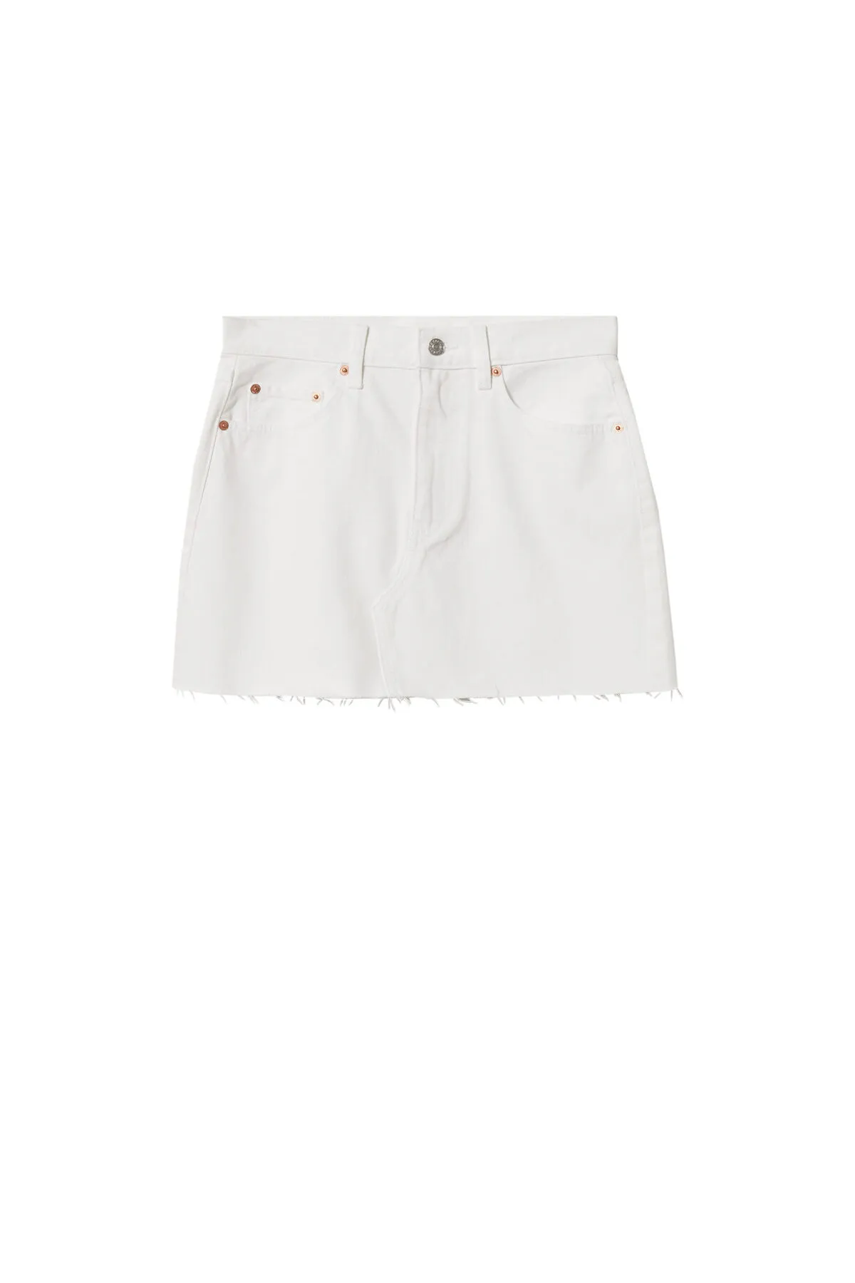 MANGO  Weißer Damenrock 37051501