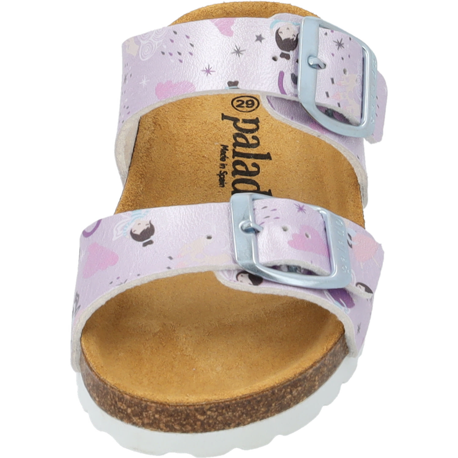 Palado Kids Samos G Print, Pantoletten, Kinder, Flieder Metallic Fairy