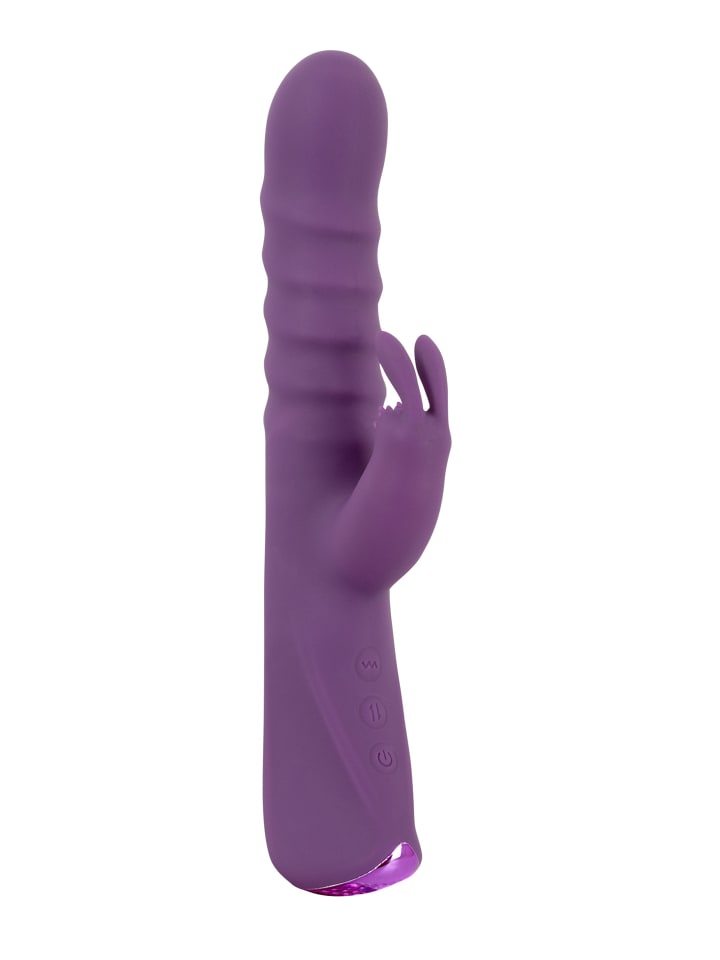 Javida Rabbitvibrator 2 Function Rabbit Vibrator in lila günstig kaufen 24 cm