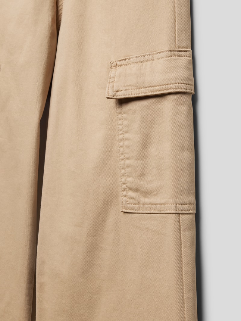 Cargohose mit Stretch-Anteil in beige