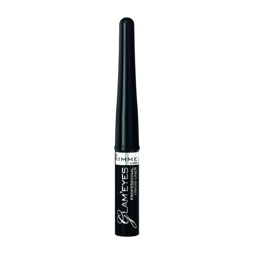 Eyeliner liquido professionale Rimmel Glam'Eyes 001 nero