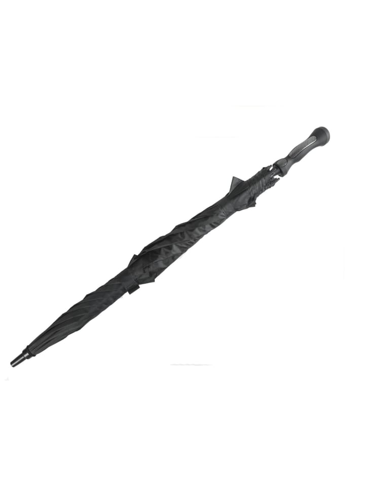 COFI 1453 Fiberglasstockschirm mit Hülle Wasserdicht in Schwarz günstig kaufen 130 cm