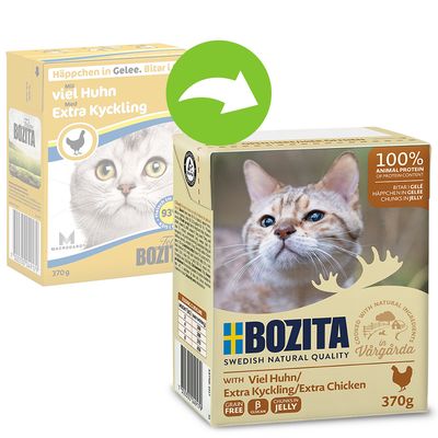 Sparpaket Bozita Tetra Häppchen 24 x 370 g