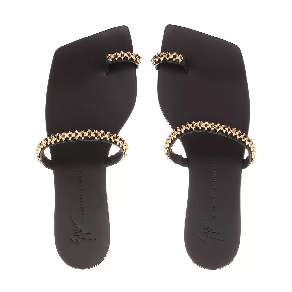 GIUSEPPE ZANOTTI Komfort Sandalen schwarz Flip Flop