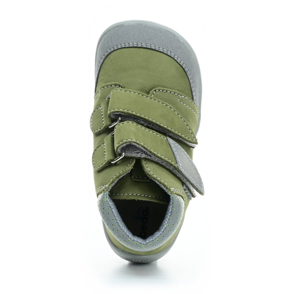Beda Nick mit Membran (BF 0001/W/M/NUB) grüne Barfuß-Stiefeletten