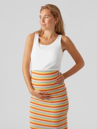 Mamalicious Umstandstop MLKERRIE NELL SL JRS TOP 2F 2-P A. (Packung, 2-tlg)