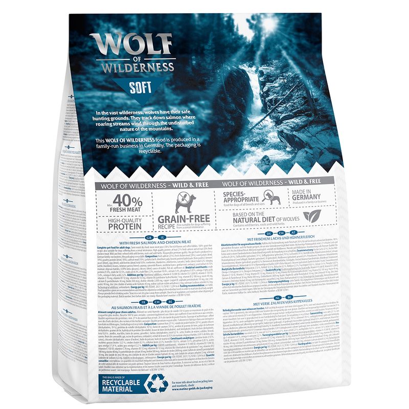 Wolf of Wilderness 'Soft - Blue River' - Lachs