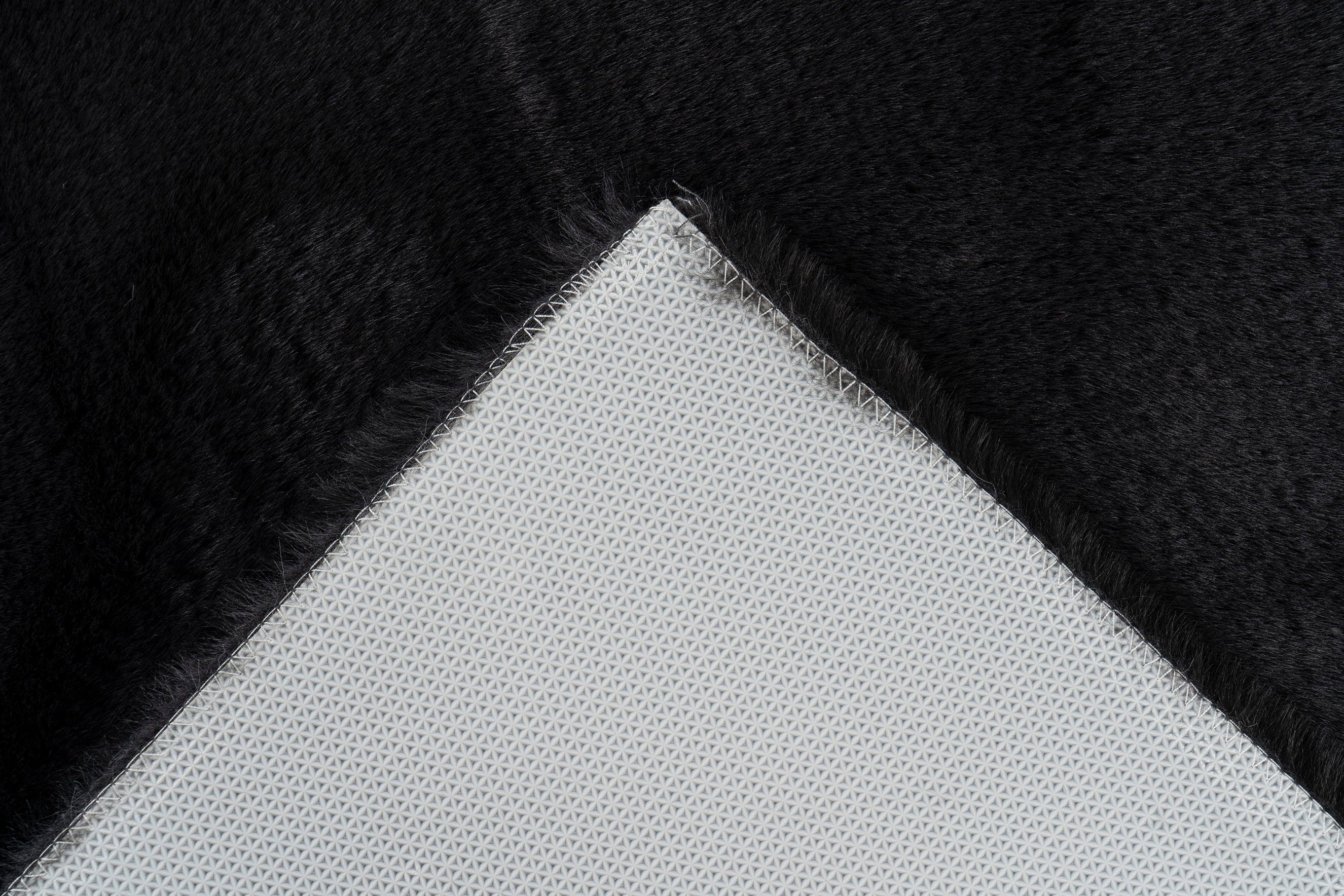 Badematte Rabbit Kayoom, Höhe 22 mm, rutschhemmend beschichtet, fußbodenheizungsgeeignet, Polyester, rechteckig, weiche Kaninchenfell Haptik, Badezimmer, Kinderzimmer, Schlafzimmer