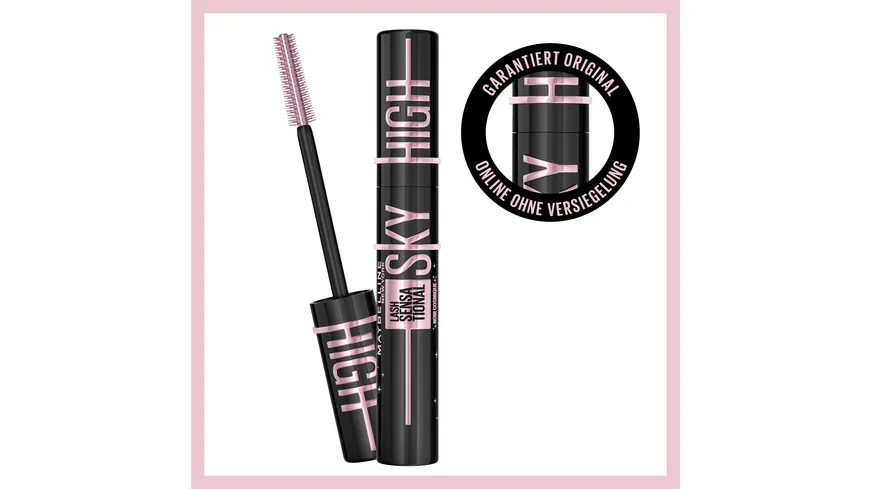 MAYBELLINE NEW YORK Mascara Lash Sensational Sky High 1 - Tiefschwarz