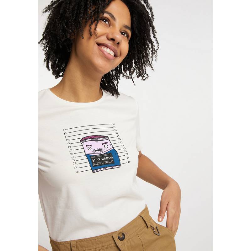 SOMWR T-Shirt With Snax Wrapper Print T-Shirt Damen