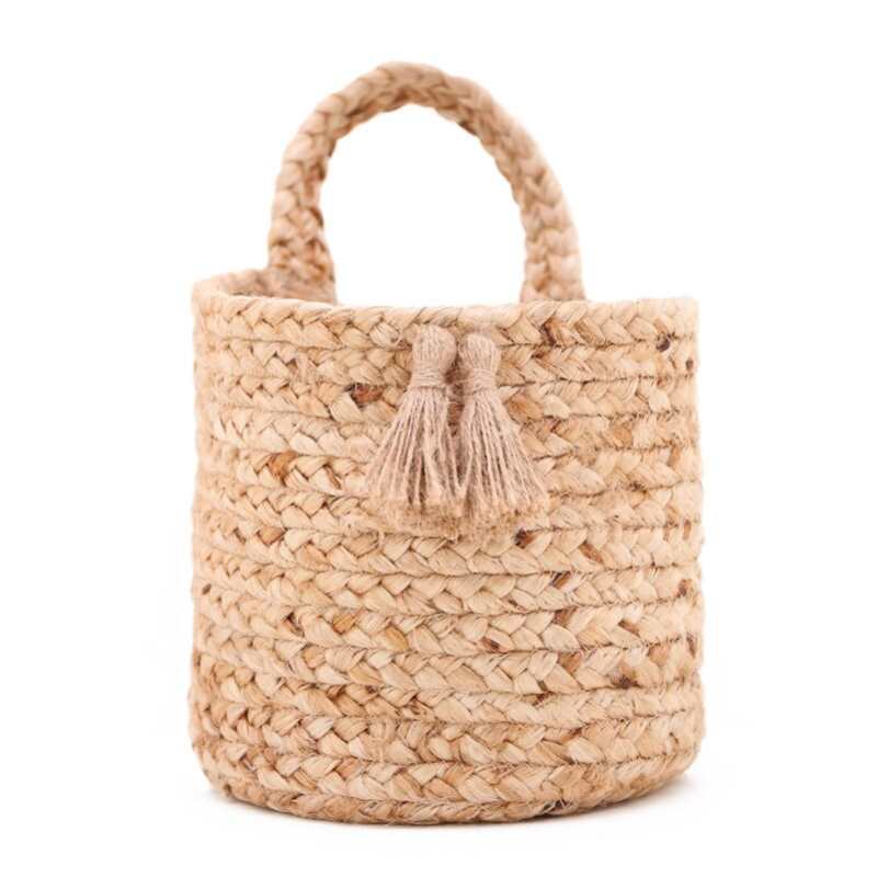 Panier de rangement jute 20x20cm OSLO