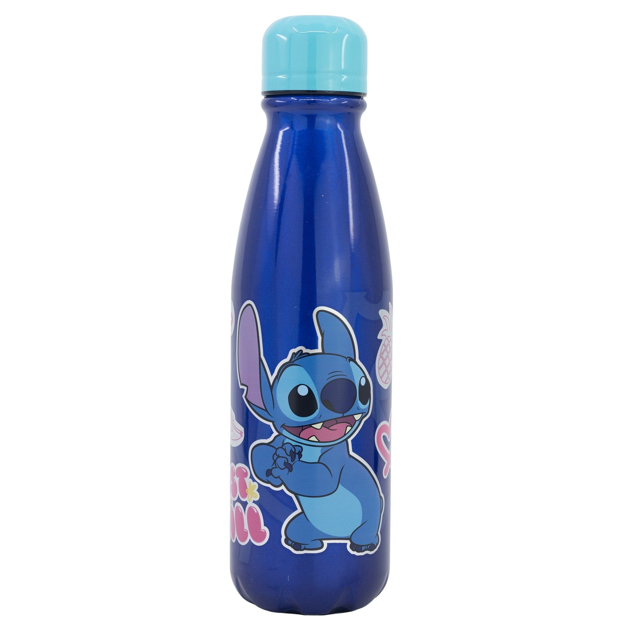 Trinkflasche  Stitch Kinder Aluminium Wasserflasche, Flasche 600 ml