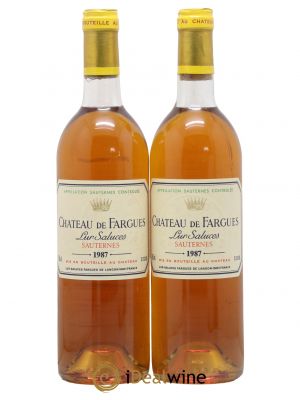 Château de Fargues  1987 - Lot de 2 Bouteilles