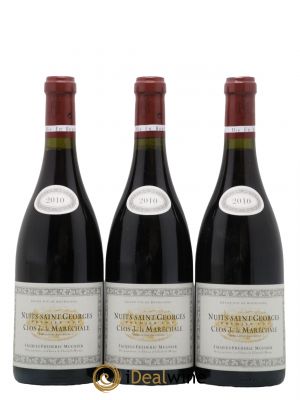 Nuits Saint-Georges 1er Cru Clos de La Maréchale Jacques-Frédéric Mugnier  2010 - Lot de 3 Bouteilles