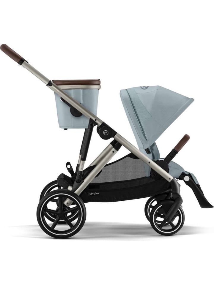 Cybex Cybex Gazelle S Kinderwagen - Farbe: Stormy Blue / Gestell Taupe günstig kaufen onesize