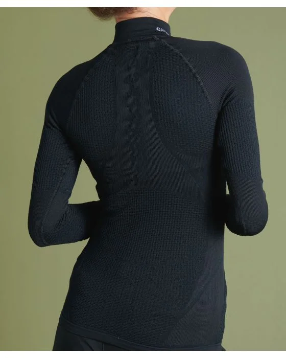 T-shirt col zippé Energy Thermolactyl 4 femme