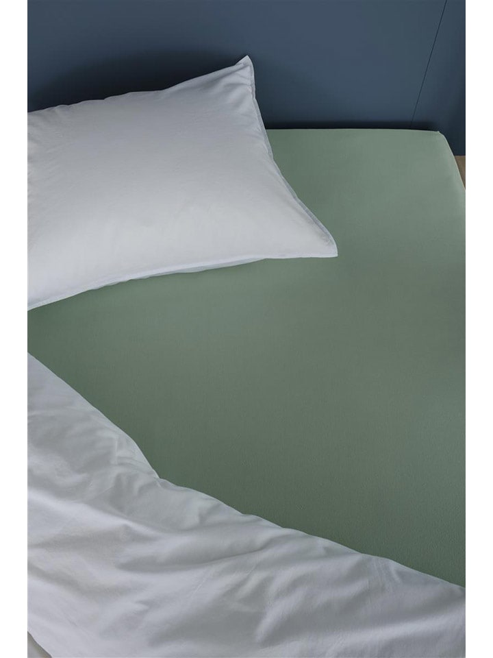 Beddinghouse Jersey-Splittopper-Spannbettlaken in Mint günstig kaufen