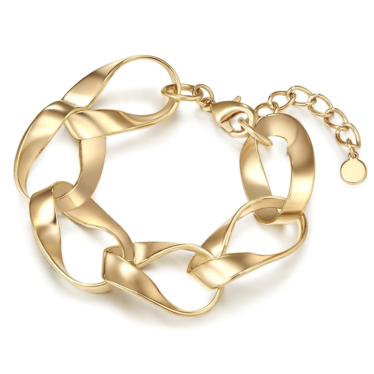 Armband Metall-Legierung in Gelbgold