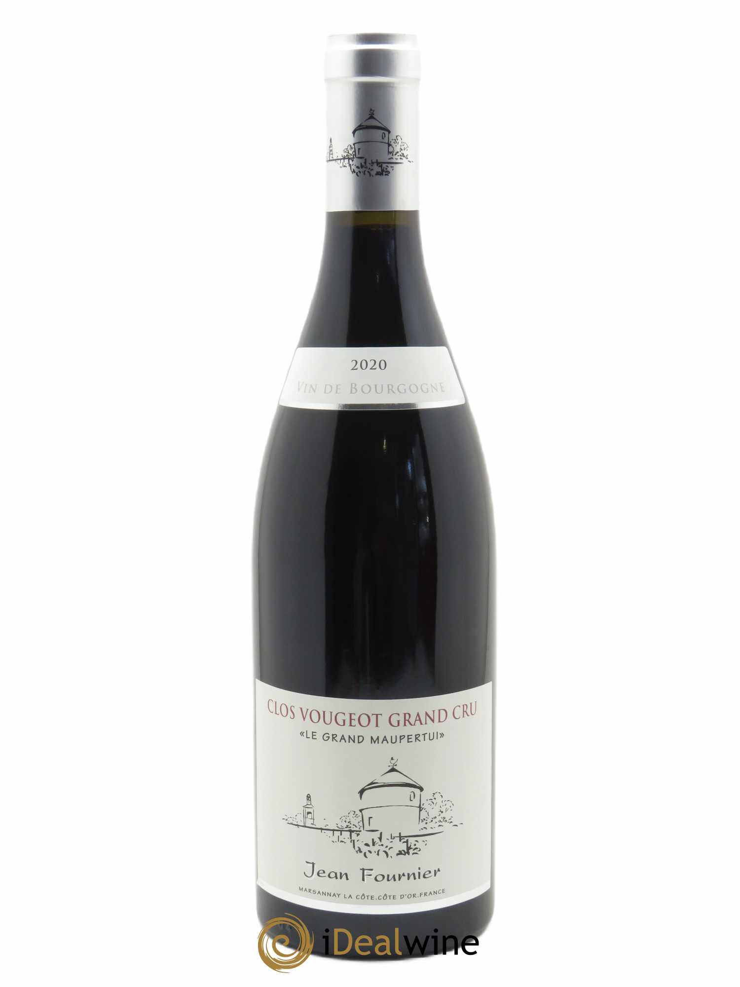 Clos de Vougeot Le Grand Maupertuis Jean Fournier (Domaine)  2020 - Lot de 1 Bouteille